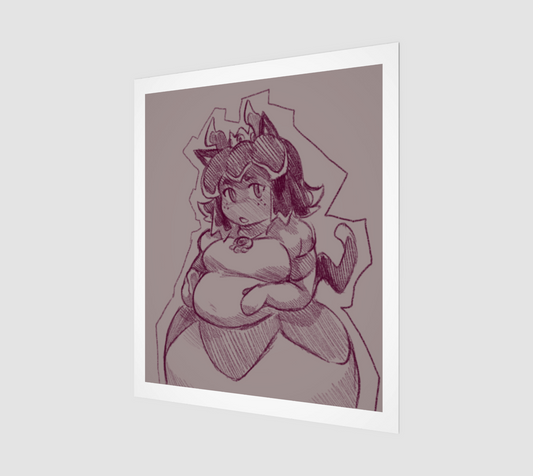 Paper Princess Elly Print