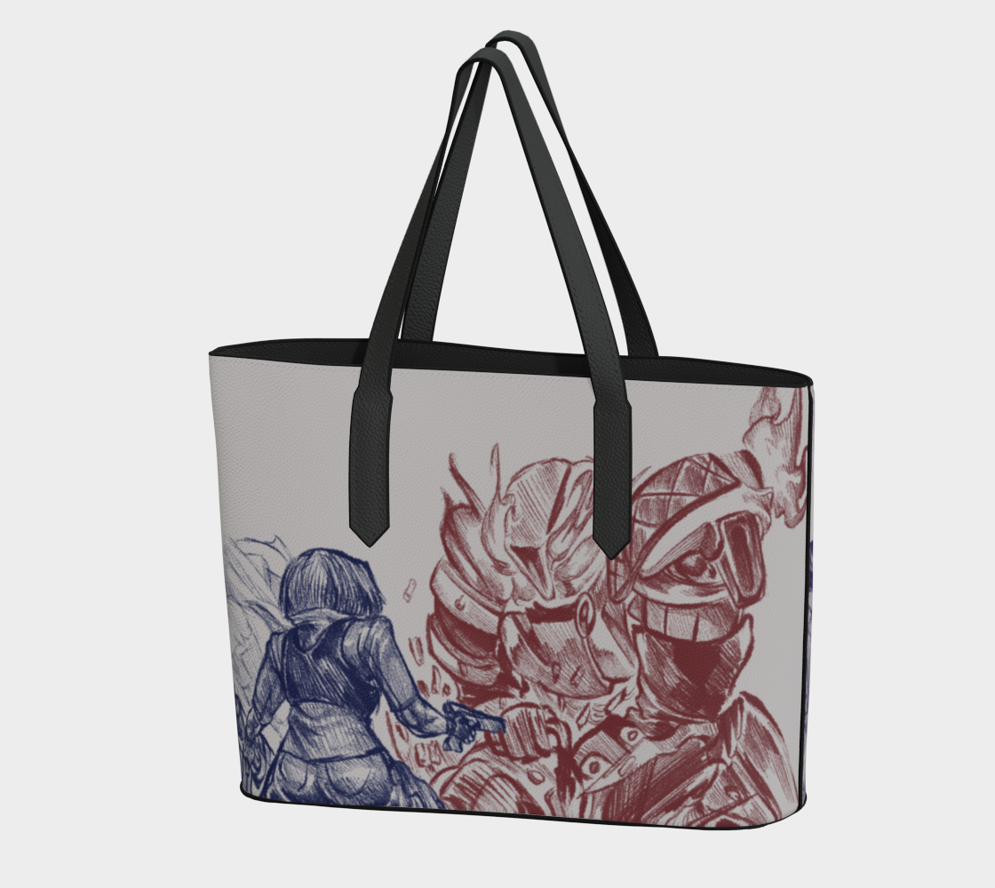 Battlefield Vegan Leather Tote