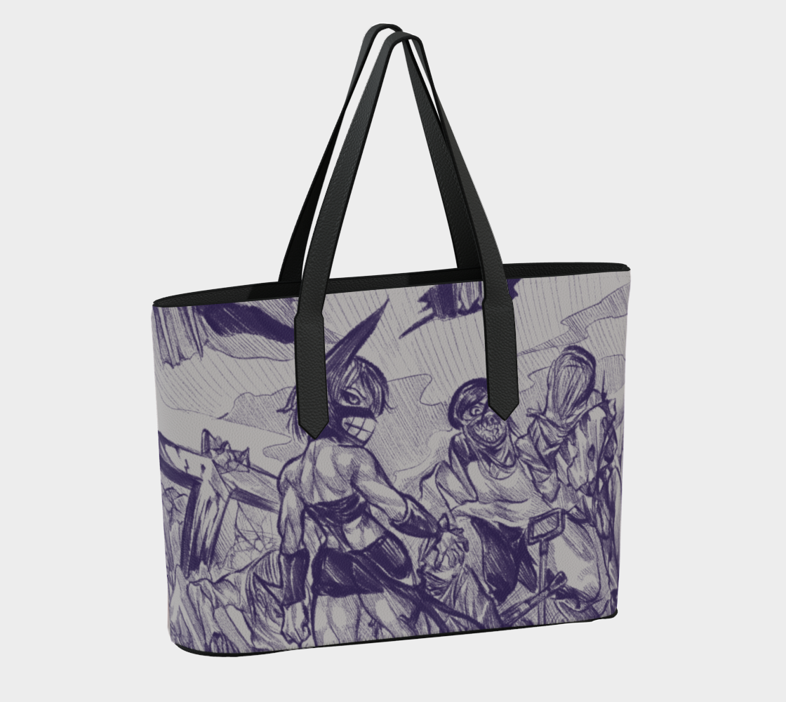 Battlefield Vegan Leather Tote